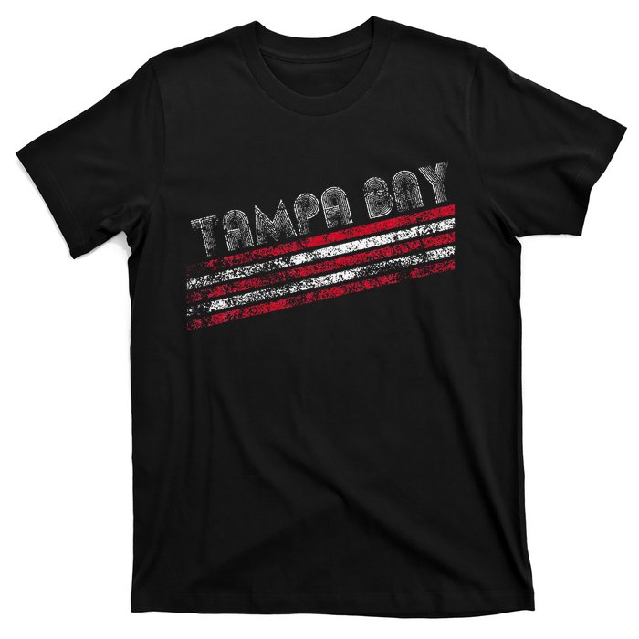 Tampa Bay Florida Retro Vintage Weathered Throwback T-Shirt