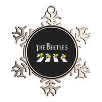 The Beetles Funny Bee Abbey Road Play On Word Trending Gift Idea Metallic Star Ornament