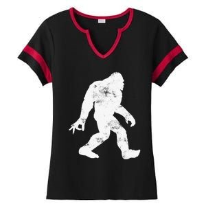 TSD845917 Big Foot Holiday Ladies Halftime Notch Neck Tee