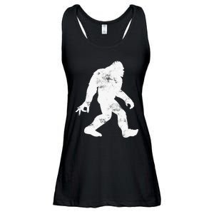 TSD845917 Big Foot Holiday Ladies Essential Flowy Tank