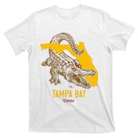 Tampa Bay Florida Fl Aligator Vacation Surf Sunset T-Shirt