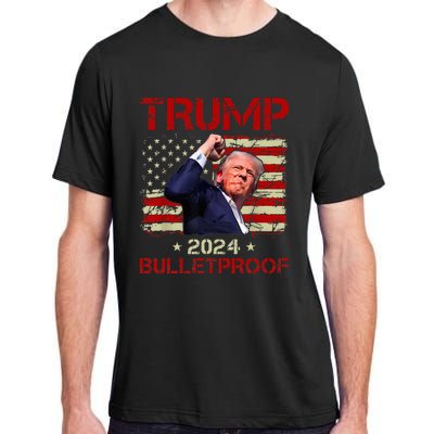 Trump Bulletproof Funny Donald Trump 2024 Adult ChromaSoft Performance T-Shirt