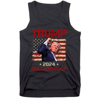 Trump Bulletproof Funny Donald Trump 2024 Tank Top