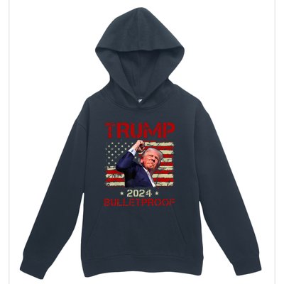 Trump Bulletproof Funny Donald Trump 2024 Urban Pullover Hoodie