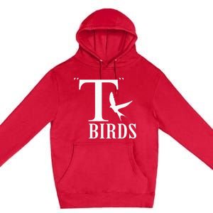 T Bird Funny Halloween Costume Rocker 1950s Premium Pullover Hoodie