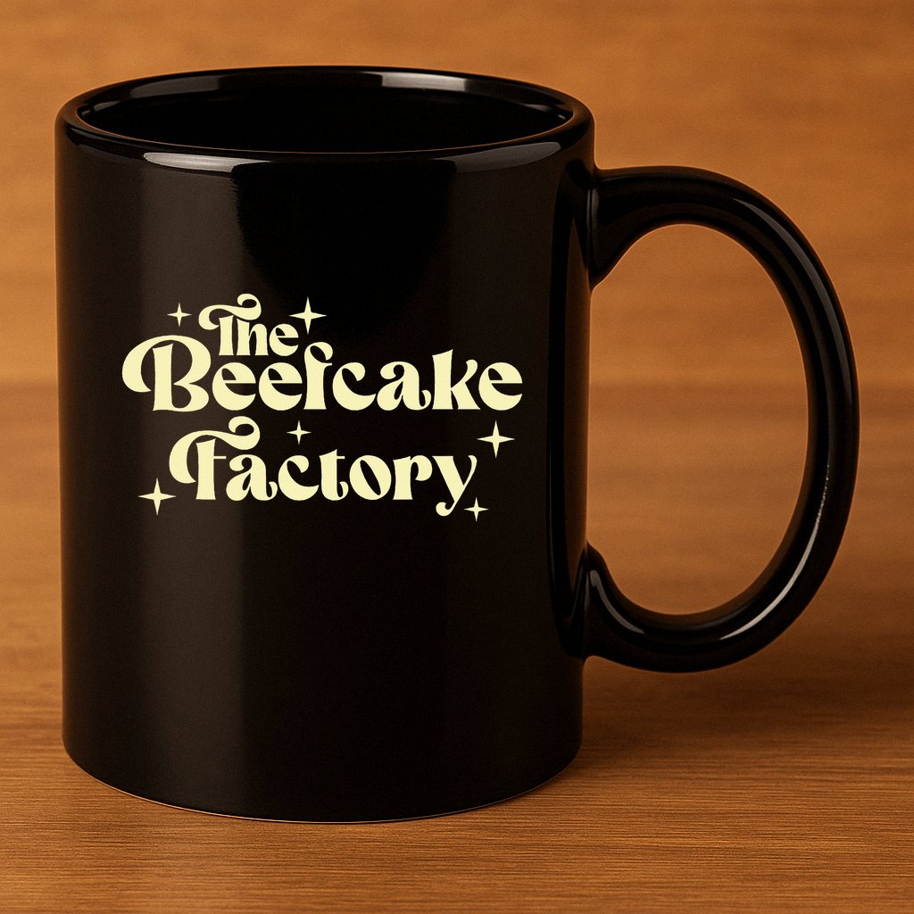 The Beefcake Factory 11oz C Handle Ceramic Mug