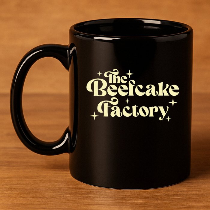 The Beefcake Factory 11oz C Handle Ceramic Mug