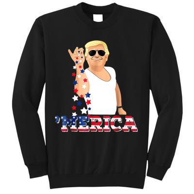 Trump Bae Funny 4th Of July Trump Salt Freedom Sweatshirt