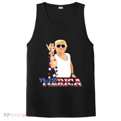 Trump Bae Funny 4th Of July Trump Salt Freedom PosiCharge Competitor Tank