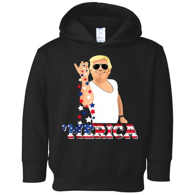Trump Bae Funny 4th Of July Trump Salt Freedom Toddler Hoodie