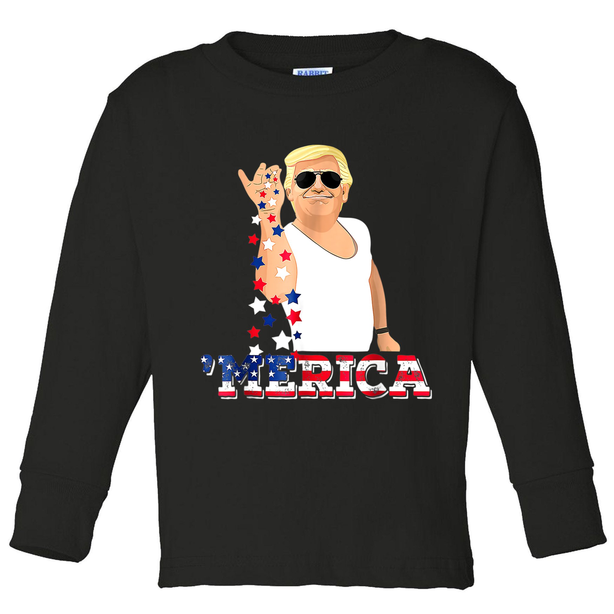 Trump Bae Funny 4th Of July Trump Salt Freedom Toddler Long Sleeve Shirt