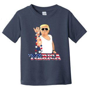 Trump Bae Funny 4th Of July Trump Salt Freedom Toddler T-Shirt