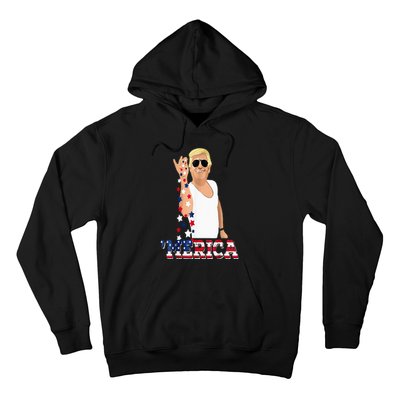 Trump Bae Funny 4th Of July Trump Salt Freedom Hoodie