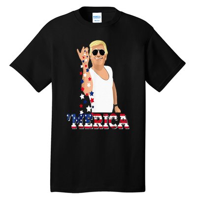 Trump Bae Funny 4th Of July Trump Salt Freedom Tall T-Shirt