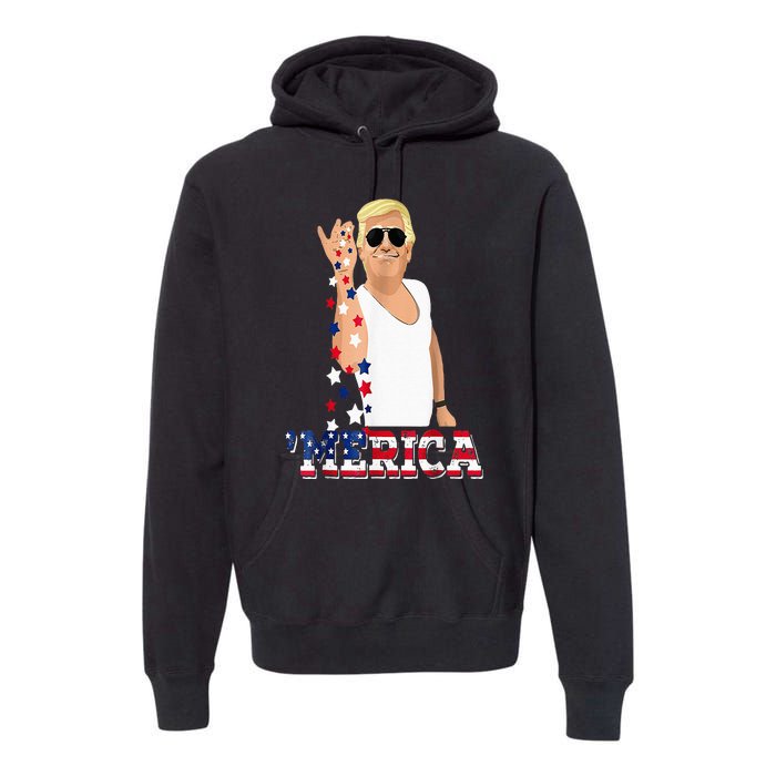 Trump Bae Funny 4th Of July Trump Salt Freedom Premium Hoodie