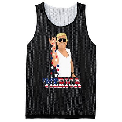 Trump Bae Funny 4th Of July Trump Salt Freedom Mesh Reversible Basketball Jersey Tank