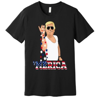 Trump Bae Funny 4th Of July Trump Salt Freedom Premium T-Shirt