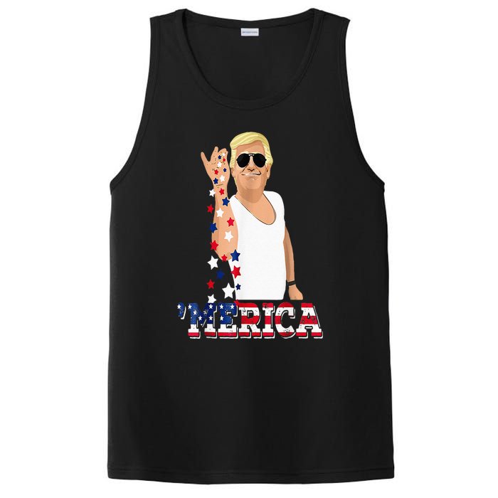 Trump Bae Funny 4th Of July Trump Salt Freedom PosiCharge Competitor Tank