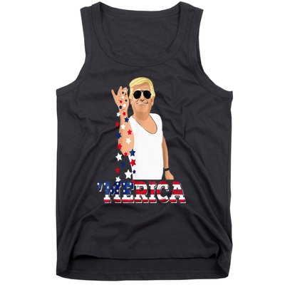 Trump Bae Funny 4th Of July Trump Salt Freedom Tank Top