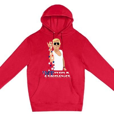 Trump Bae Funny 4th Of July Trump Salt Freedom Premium Pullover Hoodie