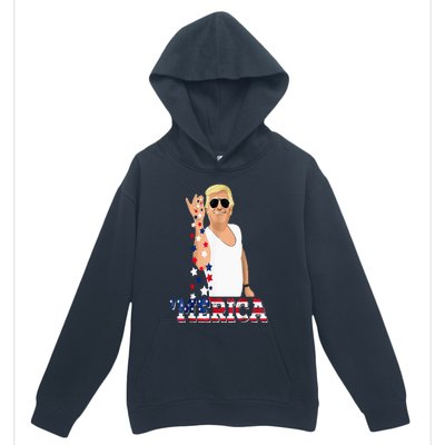 Trump Bae Funny 4th Of July Trump Salt Freedom Urban Pullover Hoodie