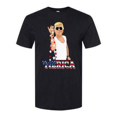 Trump Bae Funny 4th Of July Trump Salt Freedom Softstyle CVC T-Shirt