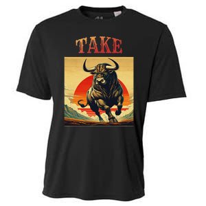 Take Bull Funny Active Wear All Occasions Cooling Performance Crew T-Shirt