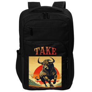 Take Bull Funny Active Wear All Occasions Impact Tech Backpack