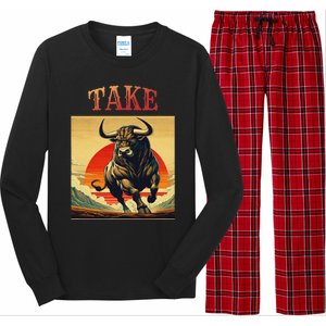 Take Bull Funny Active Wear All Occasions Long Sleeve Pajama Set