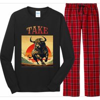 Take Bull Funny Active Wear All Occasions Long Sleeve Pajama Set