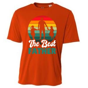 The Best Father For Fathersday Gift Cooling Performance Crew T-Shirt