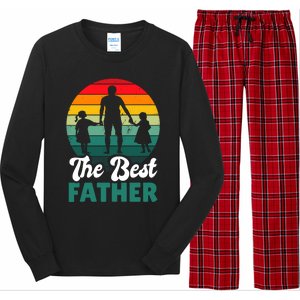 The Best Father For Fathersday Gift Long Sleeve Pajama Set