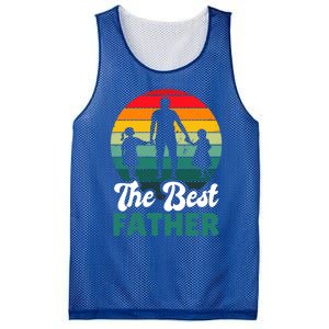 The Best Father For Fathersday Gift Mesh Reversible Basketball Jersey Tank