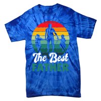 The Best Father For Fathersday Gift Tie-Dye T-Shirt