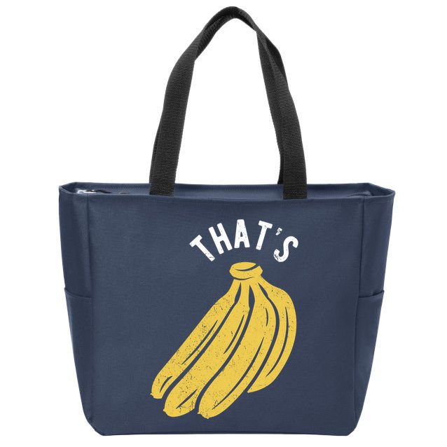 Thats Bananas Funny Gift Zip Tote Bag
