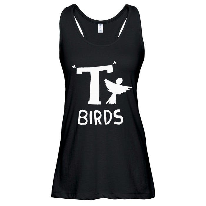 T Bird Funny Costume Rocker 1950s Ladies Essential Flowy Tank