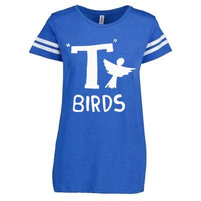 T Bird Funny Costume Rocker 1950s Enza Ladies Jersey Football T-Shirt