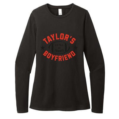 T.aylor's Boyfriend Football Fan Travis Jersey Womens CVC Long Sleeve Shirt