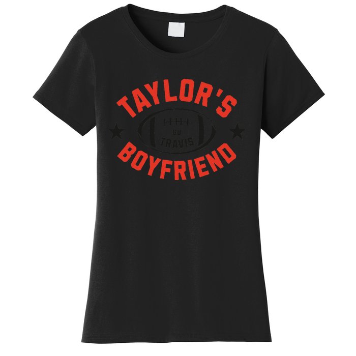 T.aylor's Boyfriend Football Fan Travis Jersey Women's T-Shirt