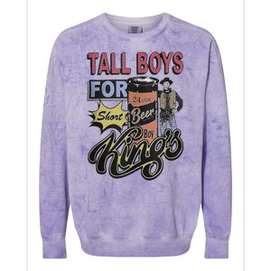 Tall Boy.S For Short Kings Colorblast Crewneck Sweatshirt