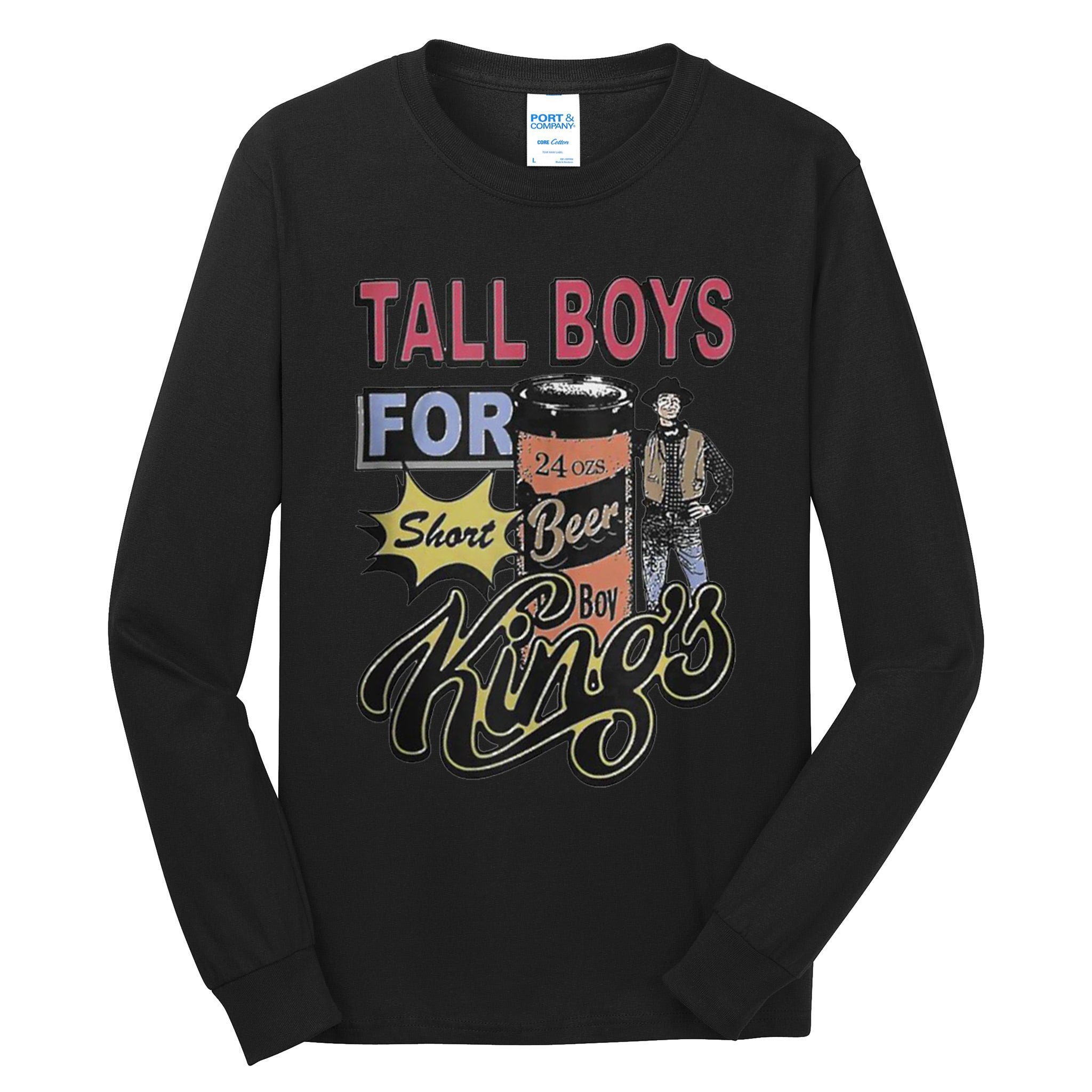 Tall Boy.S For Short Kings Tall Long Sleeve T-Shirt