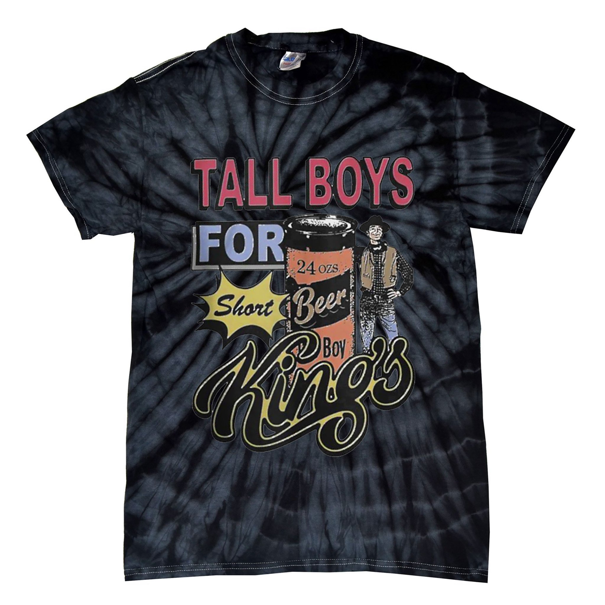 Tall Boy.S For Short Kings Tie-Dye T-Shirt