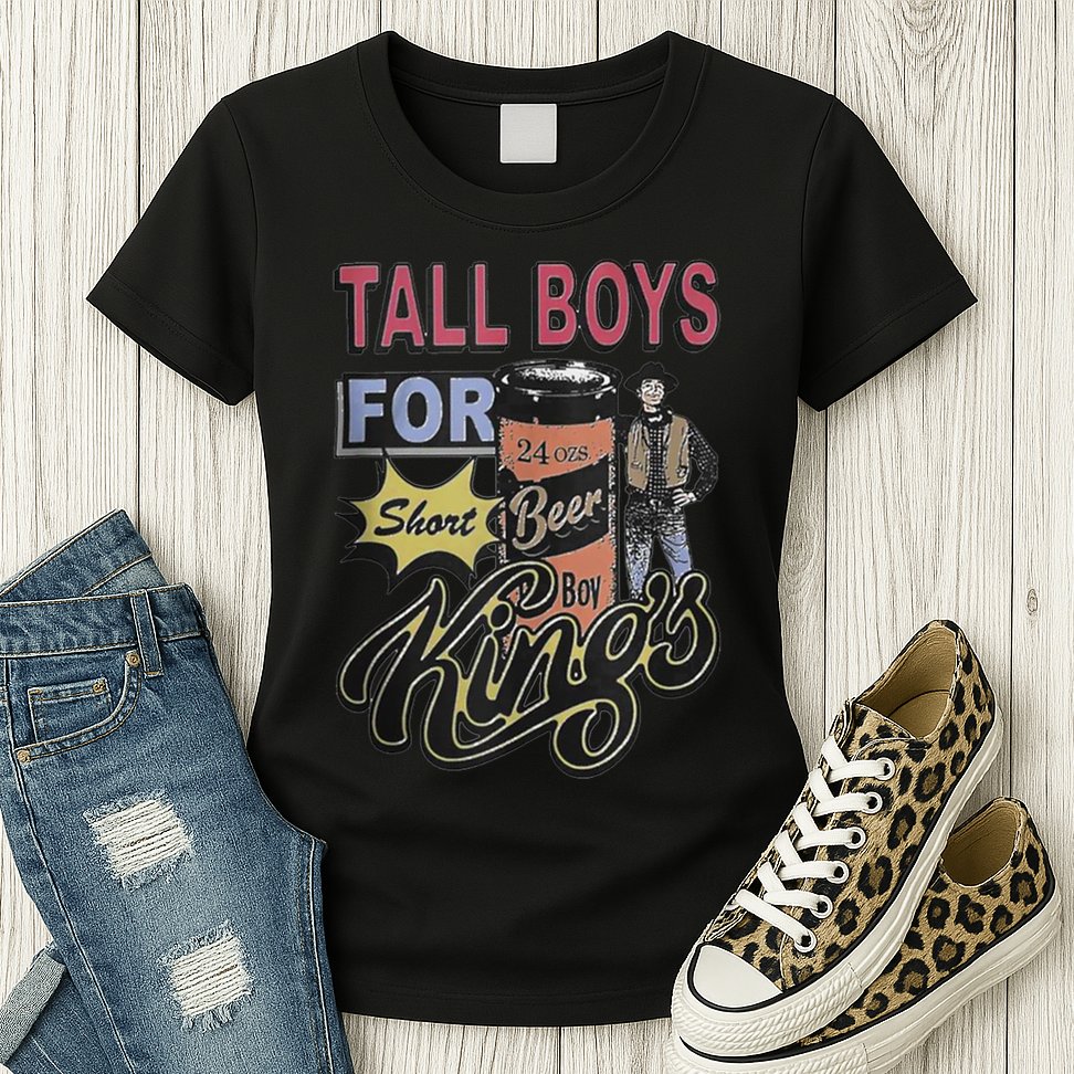 Tall Boy.S For Short Kings Womens T-Shirt