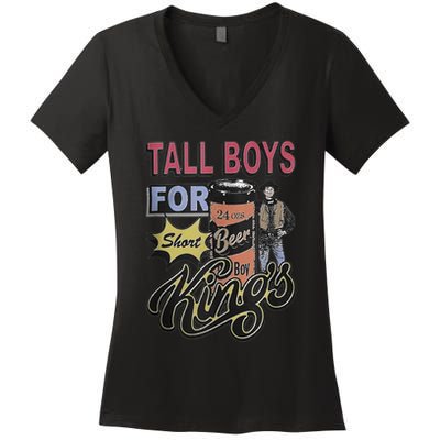 Tall Boy.S For Short Kings Women's V-Neck T-Shirt