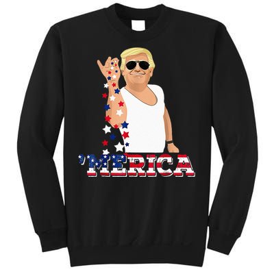 Trump Bae Funny 4th Of July Trump Salt Freedom Sweatshirt