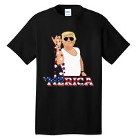 Trump Bae Funny 4th Of July Trump Salt Freedom Tall T-Shirt