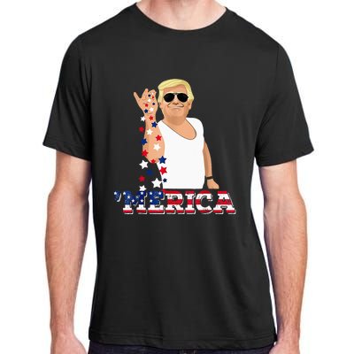 Trump Bae Funny 4th Of July Trump Salt Freedom Adult ChromaSoft Performance T-Shirt