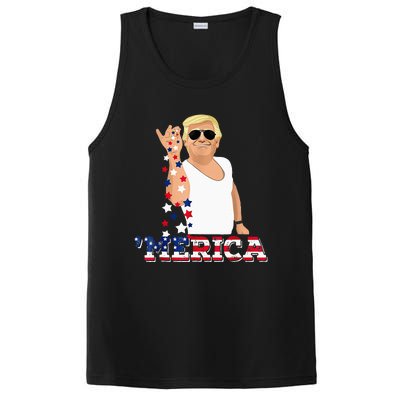 Trump Bae Funny 4th Of July Trump Salt Freedom PosiCharge Competitor Tank