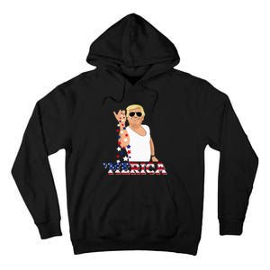 Trump Bae Funny 4th Of July Trump Salt Freedom Tall Hoodie