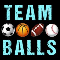 Team Balls Funny Team Boy Gender Reveal 16 in Basic Backpack